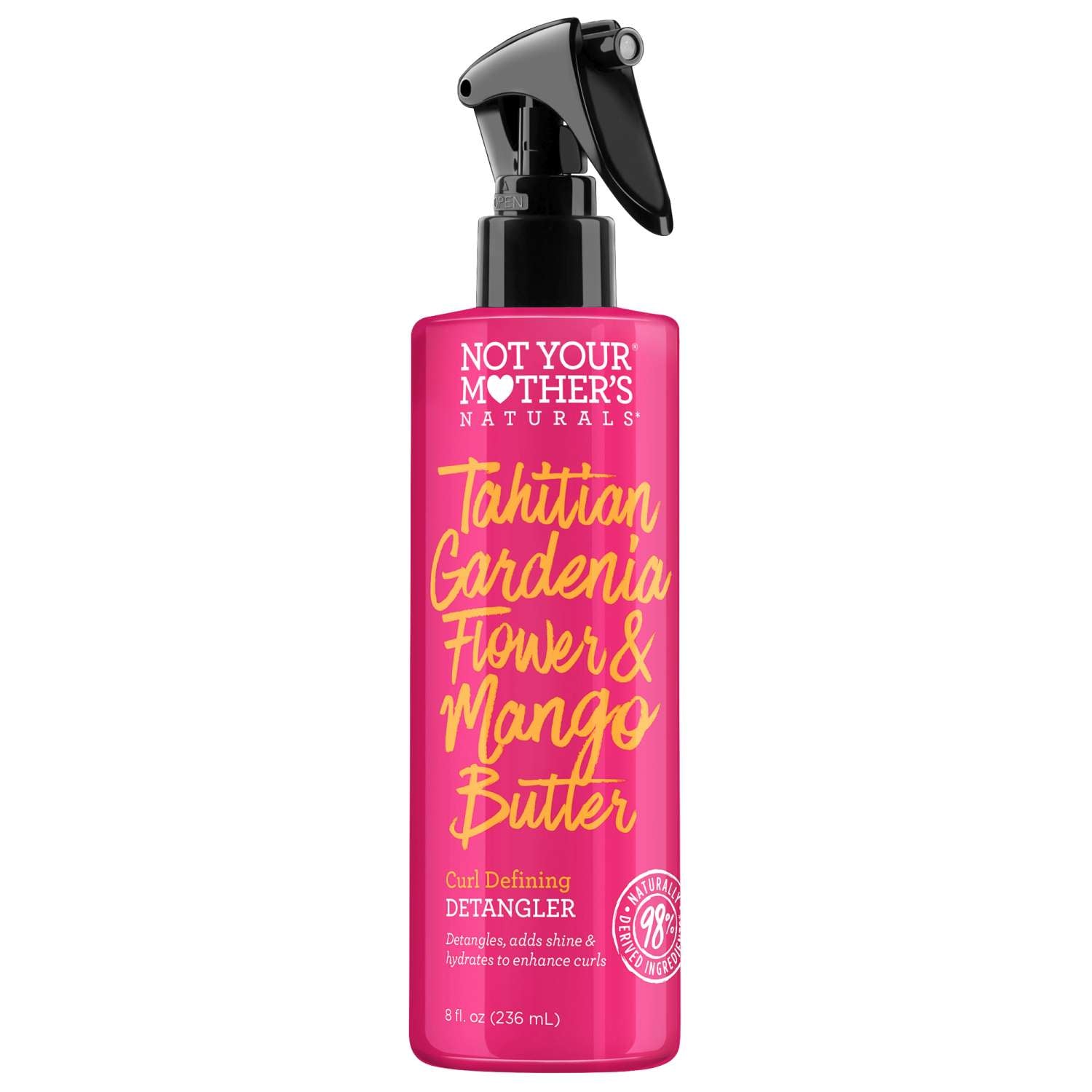 Not Your Mother Natural Tahitian Grd. Flower Mango Detangler Not Your Mother Natural Tahitian Grd. Flower Mango Detangler